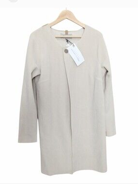 HENRIETTE STEFFENSEN Copenhagen Cream Fleece Coat Large